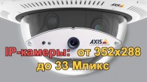IP-камеры: от 352х288 до 33 Мпикс